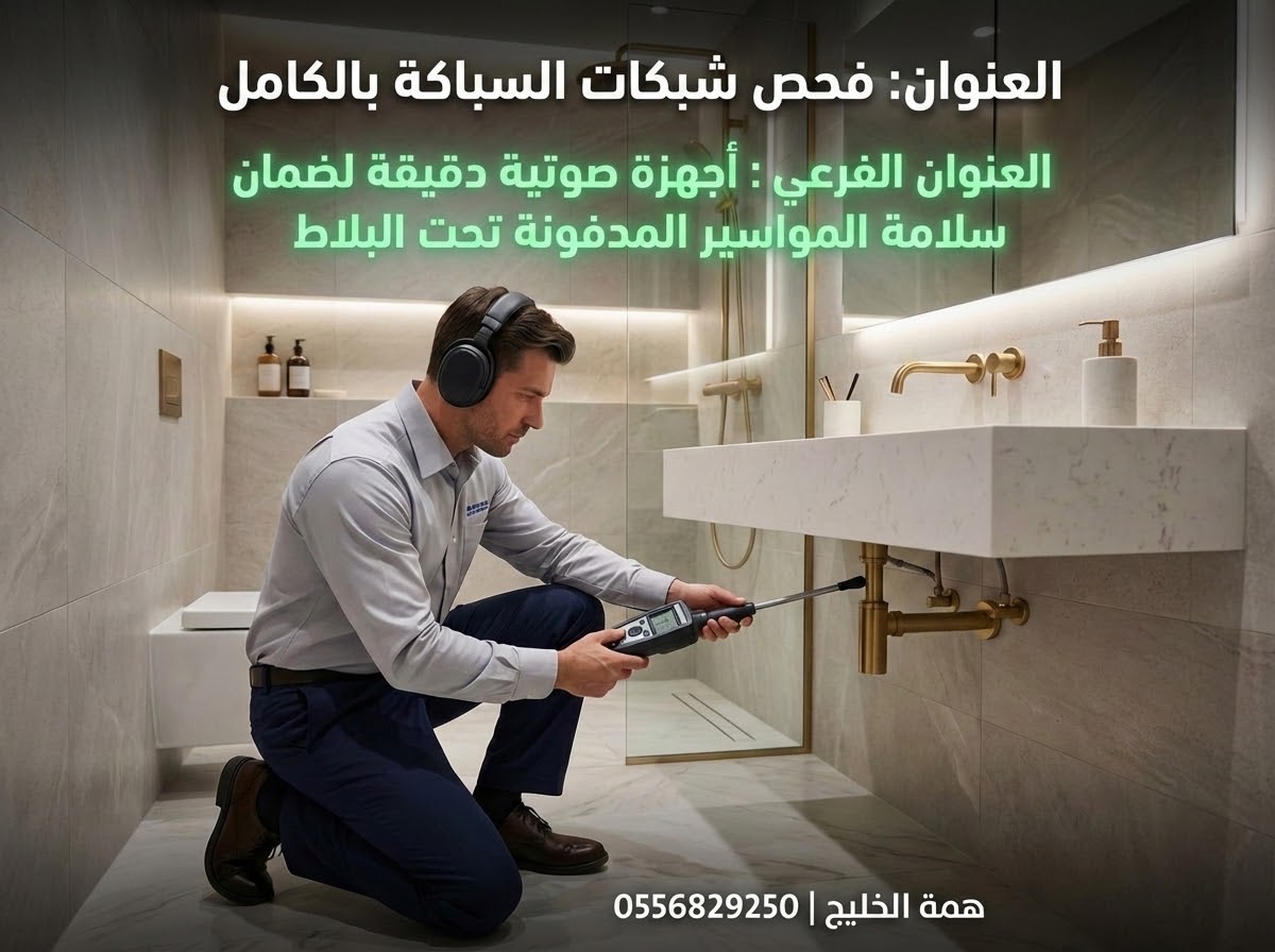 فحص سباكة الفلل والحمامات قبل الشراء بالرياض فحص شبكات السباكة والمواسير المدفونة في حمامات الفلل بالرياض