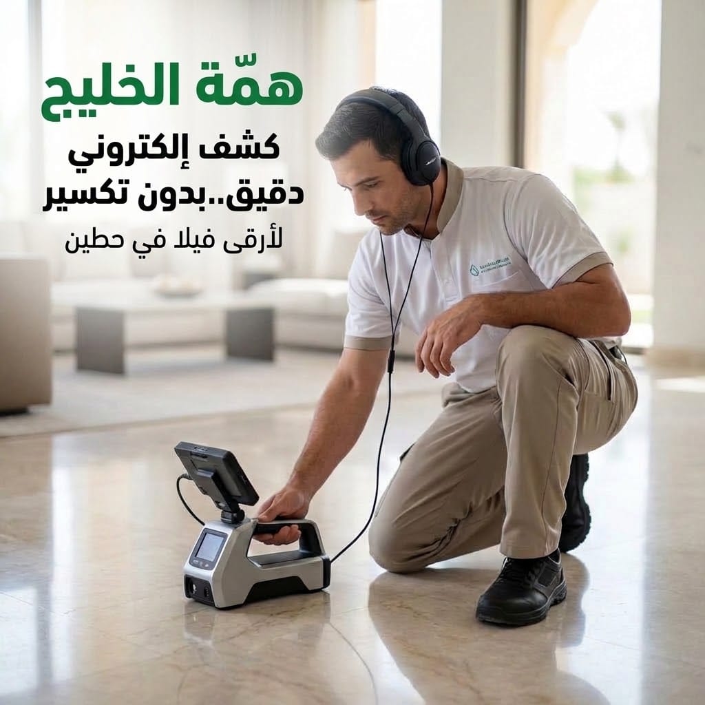 كشف تسربات المياه إلكترونياً