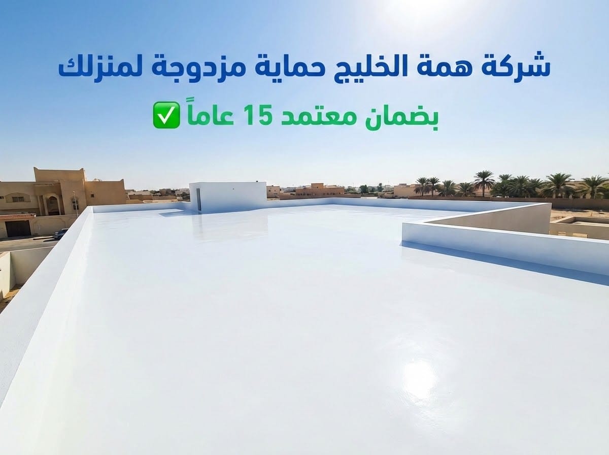 سطح معزول مائيا وحراريا بالكامل بحي المونسية مع ضمان 15 عاما