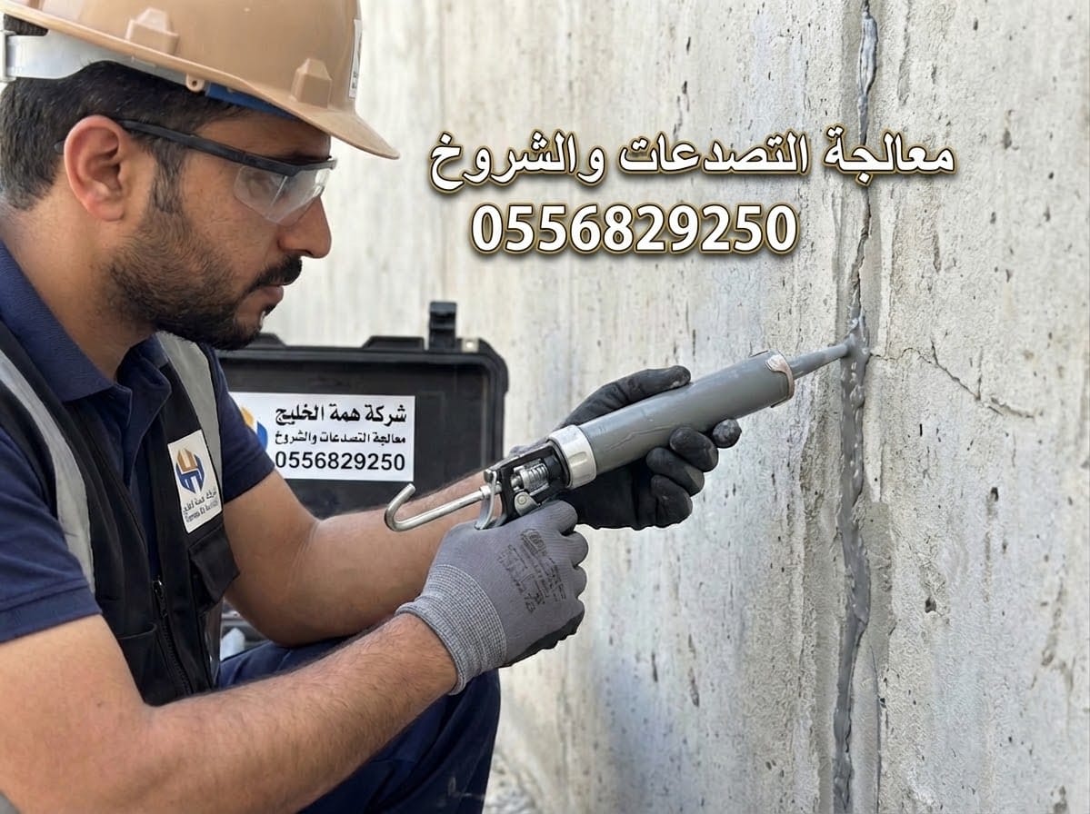 معالجة الشروخ والتصدعات للمنازل بحي الياسمين باستخدام أفضل المواد الإيبوكسية والأسمنتية