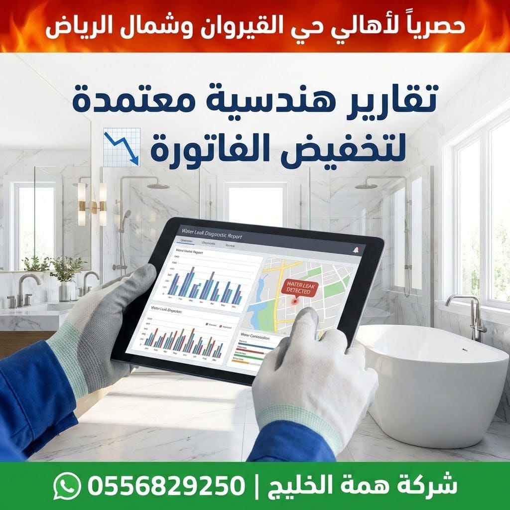 تقرير معتمد لتخفيض فاتورة المياه بحي القيروان