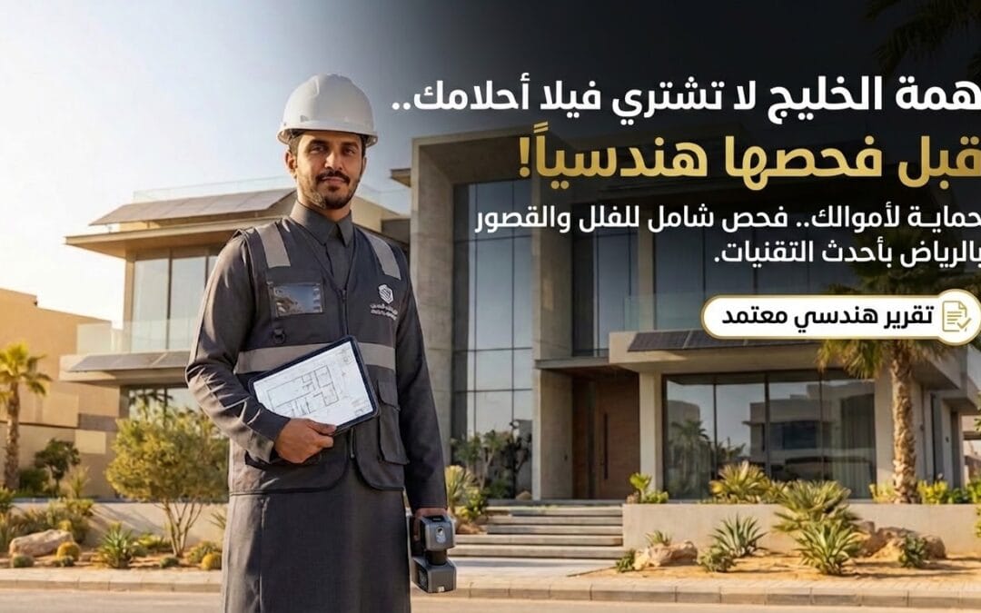 شركة فحص فلل قبل الشراء بالرياض (تقرير هندسي معتمد)