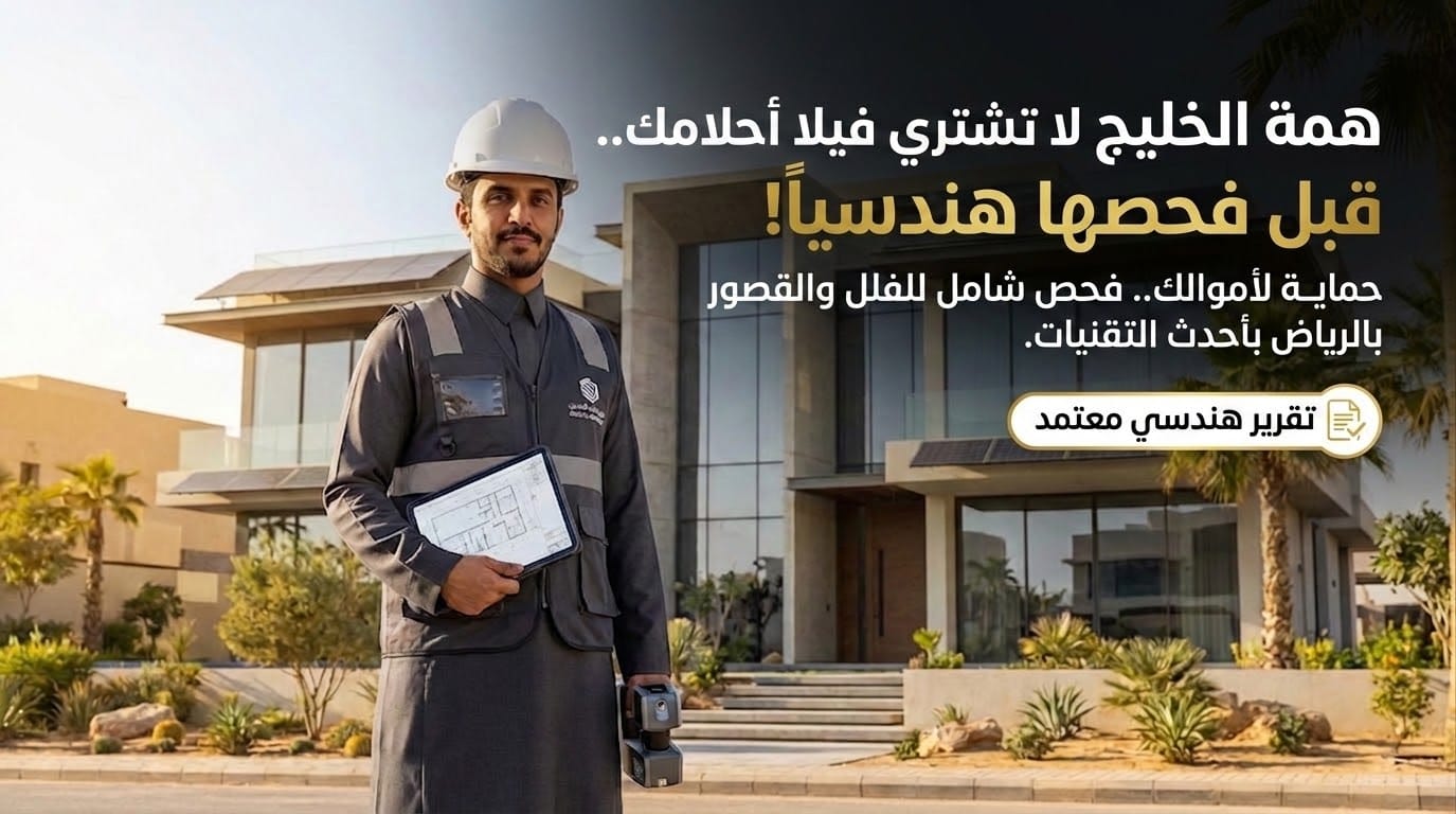 أفضل مهندس فحص فلل قبل الشراء بالرياض معتمد