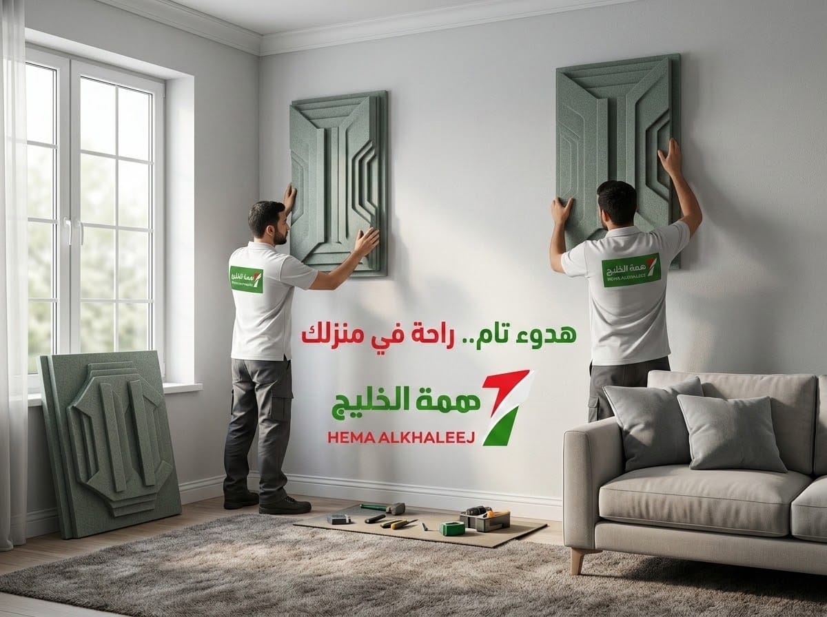 العزل الصوتي - همة الخليج خدمات العزل الصوتي للمنازل والمكاتب