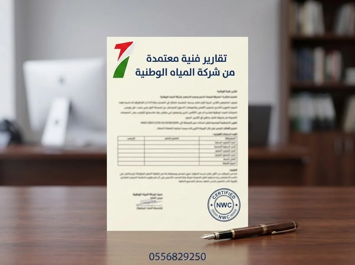 استخراج تقارير كشف تسربات المياه المعتمدة من شركة المياه الوطنية بالرياض - همة الخليج